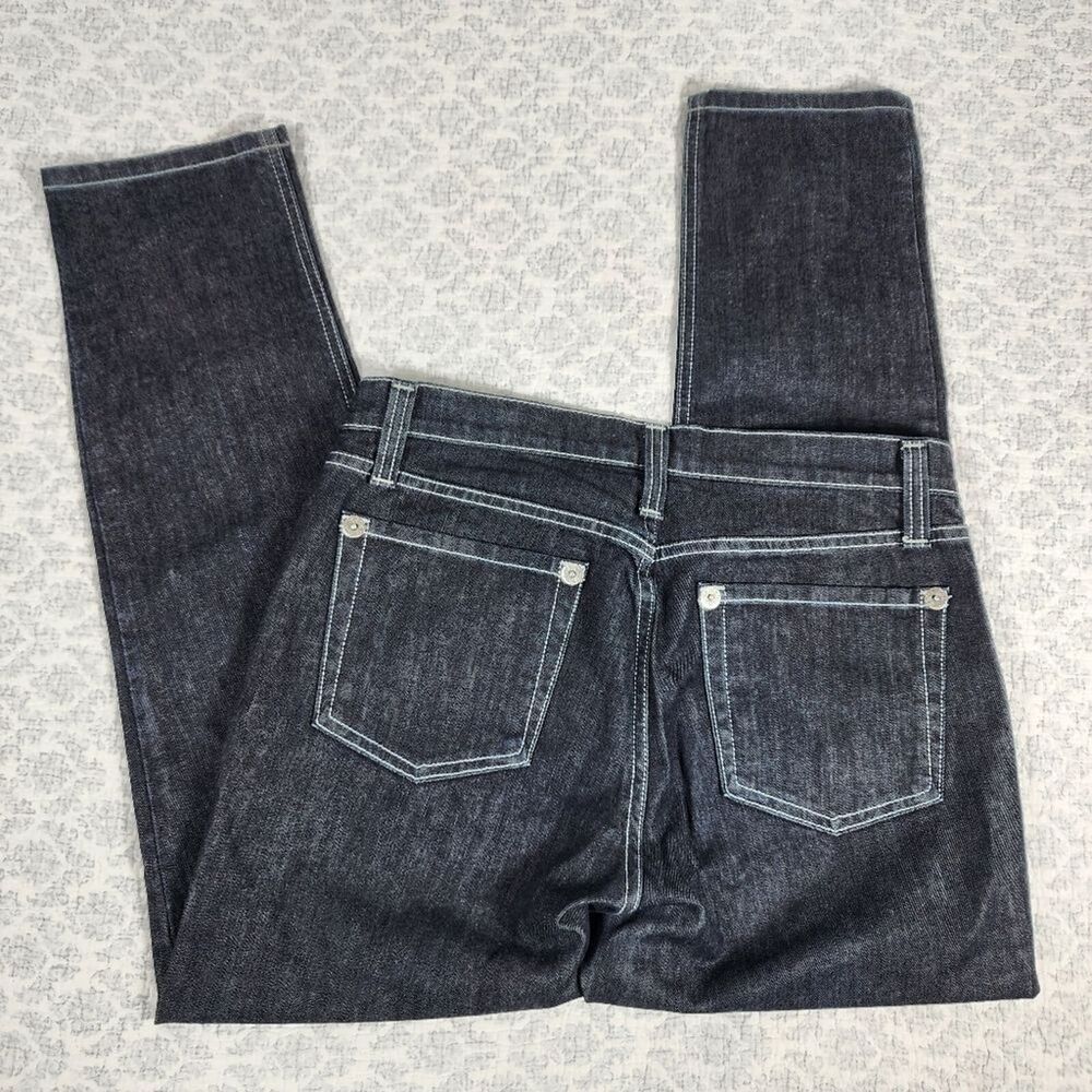 Karen Kane Dark Wash Straight Leg Denim Jeans Size 29 - Picture 4 of 7